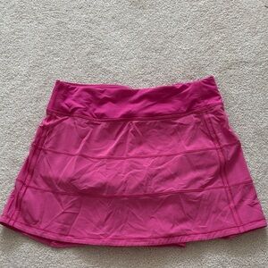 Pink lululemon skort - size 4